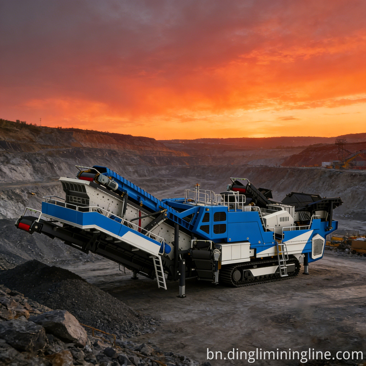 Mobile Jaw Cone Screen Integrated Unit